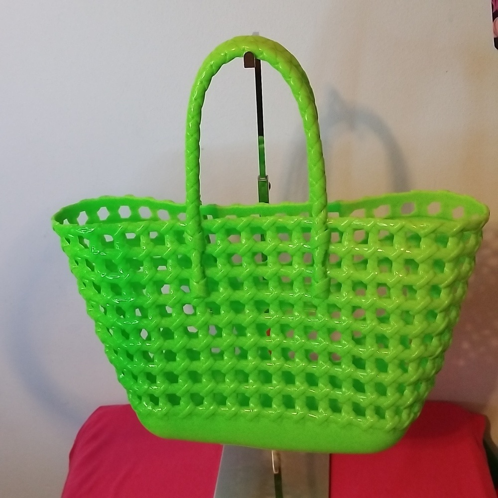 Lime Green Jelly Bag - Picture 4 of 5
